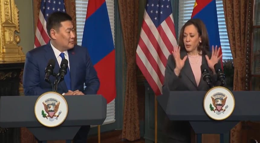 Kamala Harris's Space Stutter Repeating 'Our Space Cooperation' 3 Times in 30 Seconds