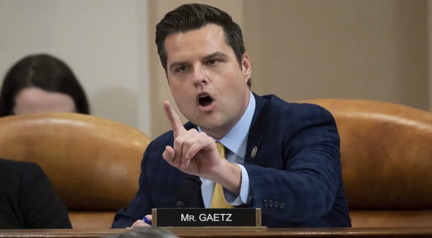 Matt Gaetz Says Dems' Dedicated to Wasting Our Money