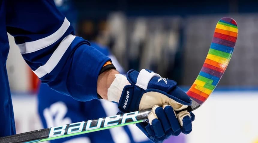 Rainbows Are Not For Hockey Sticks